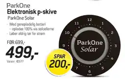 Thansen ParkOne Solar Elektronisk p-skive tilbud