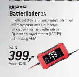 Thansen Batterilader 3A tilbud