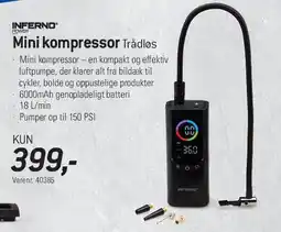 Thansen INFERNO Mini kompressor (trådløs) tilbud