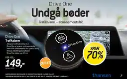Thansen Drive One Trafikalarm tilbud