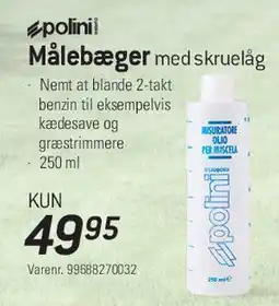 Thansen Målebæger med skruelåg tilbud