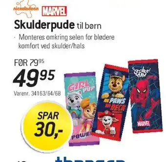 Thansen Skulderpude til børn tilbud