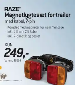 Thansen Magnetlygtesæt til trailer tilbud