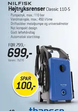 Thansen Højtryksrenser Classic 110-5 tilbud
