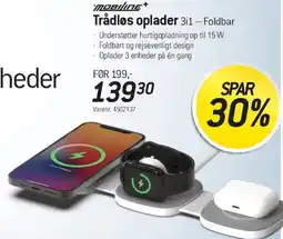 Thansen Trådløs oplader 3-i-1 (foldbar) tilbud