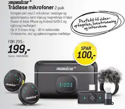 Thansen Trådløse mikrofoner 2-pak tilbud