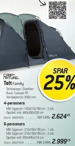 Thansen Telt Family tilbud