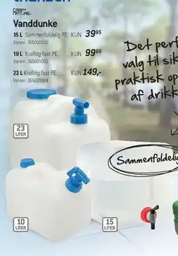 Thansen Vanddunke / Sammenfoldelig dunke tilbud