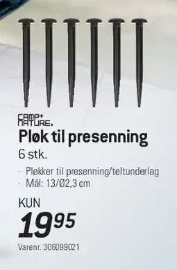 Thansen Pløk til presenning tilbud
