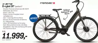 Thansen X-ZITE El-cykel 28 Comfort tilbud