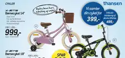 Thansen Børnecykel 14 tilbud