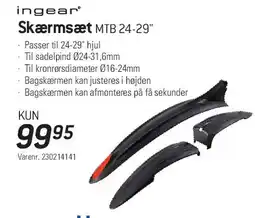 Thansen Skærmsæt MTB 24-29 tilbud