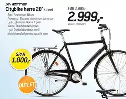 Thansen Citybike herre 28 Street tilbud