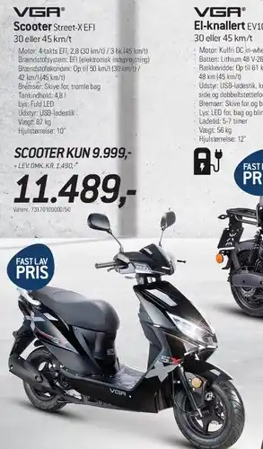 VGR Scooter Street‑X EFI