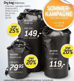 Thansen Dry bag / Rulletaske tilbud