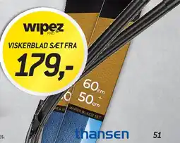 Thansen Wipez viskerblad sæt tilbud