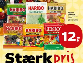 SuperBrugsen Haribo slikpose tilbud