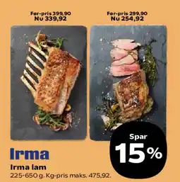 SuperBrugsen Irma lam tilbud