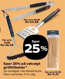 SuperBrugsen Udvalgt grilltilbehør tilbud