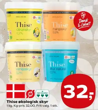 SuperBrugsen Thise økologisk skyr tilbud
