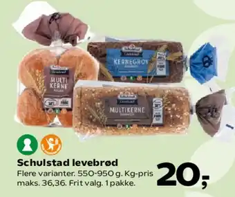 SuperBrugsen Schulstad levebrød tilbud