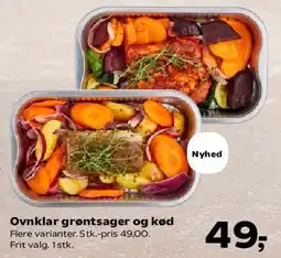 SuperBrugsen Ovnklar grøntsager og kød tilbud