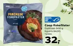 SuperBrugsen Coop fiskefileter tilbud