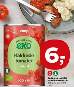 SuperBrugsen Coop økologiske hakkede tomater tilbud