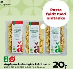 SuperBrugsen Änglamark økologisk fyldt pasta tilbud