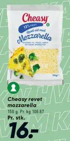Bilka Cheasy revet mozzarella tilbud