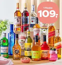 SuperBrugsen Spiritusmarked — 1 flaske 109,- tilbud