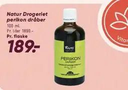 Bilka Natur Drogeriet Perikon dråber tilbud