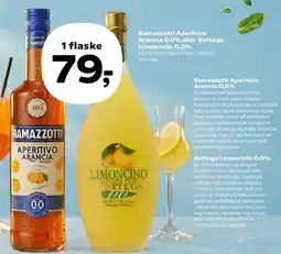 SuperBrugsen Ramazzotti Aperitivo Arancia 0.0% eller Bottega Limoncello 0.0% tilbud