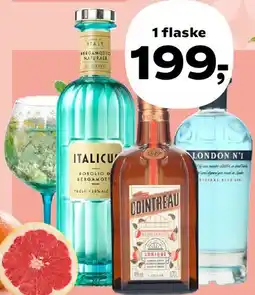 SuperBrugsen Italicus Rosolio di Bergamotto, Cointreau eller London No.1 Gin tilbud