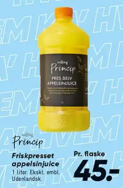 Bilka Friskpresset æblejuice tilbud
