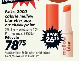 Bilka 2000 Calorie / Pop Art (cheek paint) tilbud