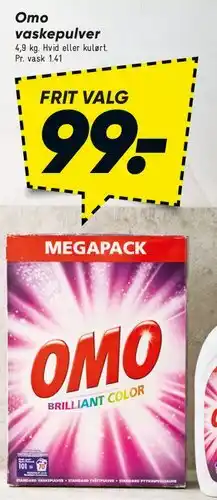 Bilka Omo vaskepulver (OMO Brilliant Color) tilbud