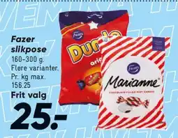 Bilka Fazer silkepose tilbud
