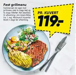 Bilka Fest grillmenu tilbud