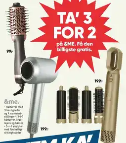 Bilka &me hårtørrer og stylinghoveder tilbud