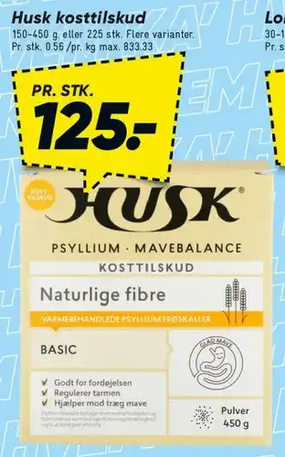 Bilka HUSK Psyllium - Mavebalance tilbud