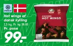 Bilka Hot wings af dansk kylling tilbud