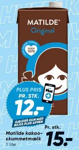 Bilka Matilde kakao (skummetmælk) tilbud