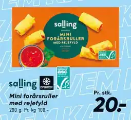 Bilka Mini forårsruller med rejerfyld tilbud
