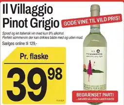 ABC Lavpris Il Villaggio Pinot Grigio tilbud