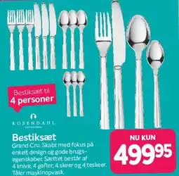 Din Isenkræmmer Bestiksæt til 4 personer tilbud