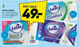 Bilka Lotus papir tilbud