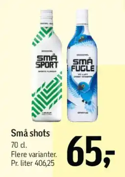 Føtex Små shots tilbud