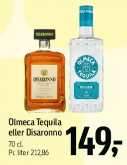 Føtex Olmeca Tequila eller Disaronno tilbud