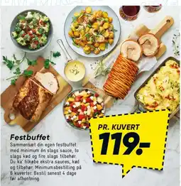 Bilka Festbuffet tilbud